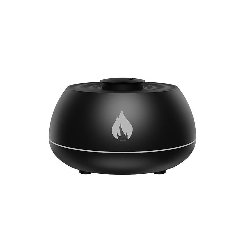 Flame Humidifier Aromatherapy Diffuser 7 Colors Light Home Air Humidif ...